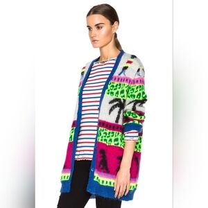 Saint Laurent Paris SS16 Mohair Dino Cardigan